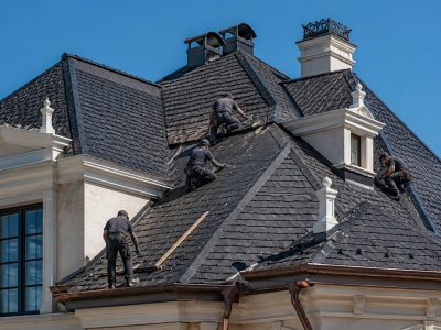Установка сложной кровли