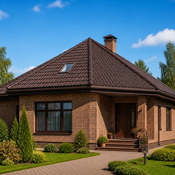 Трехскатная крыша