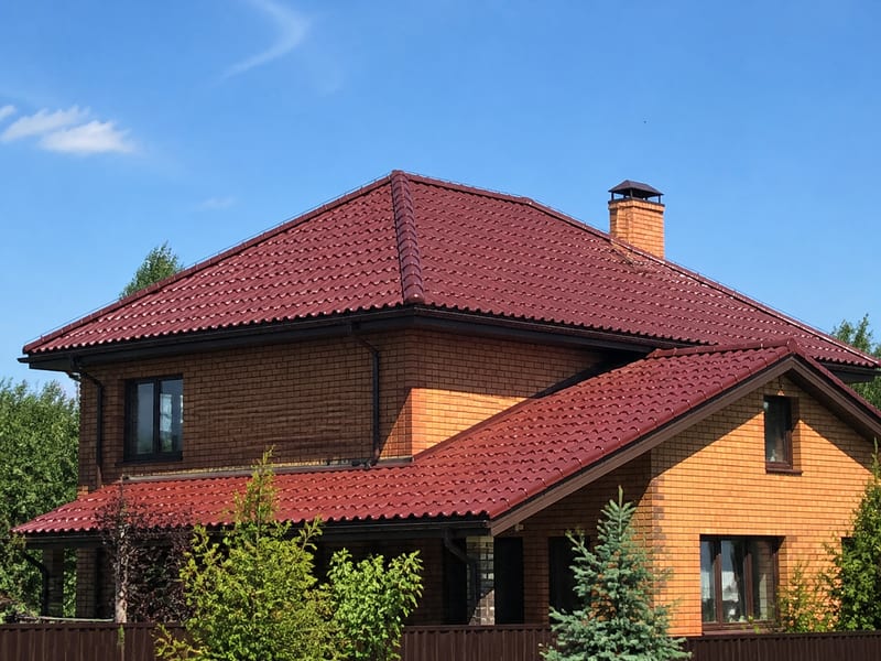 Готовая керамическая кровля